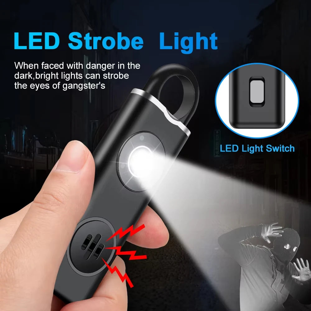 Schutzengel Taschenalarm – 130 dB Notfallalarm mit LED-Licht