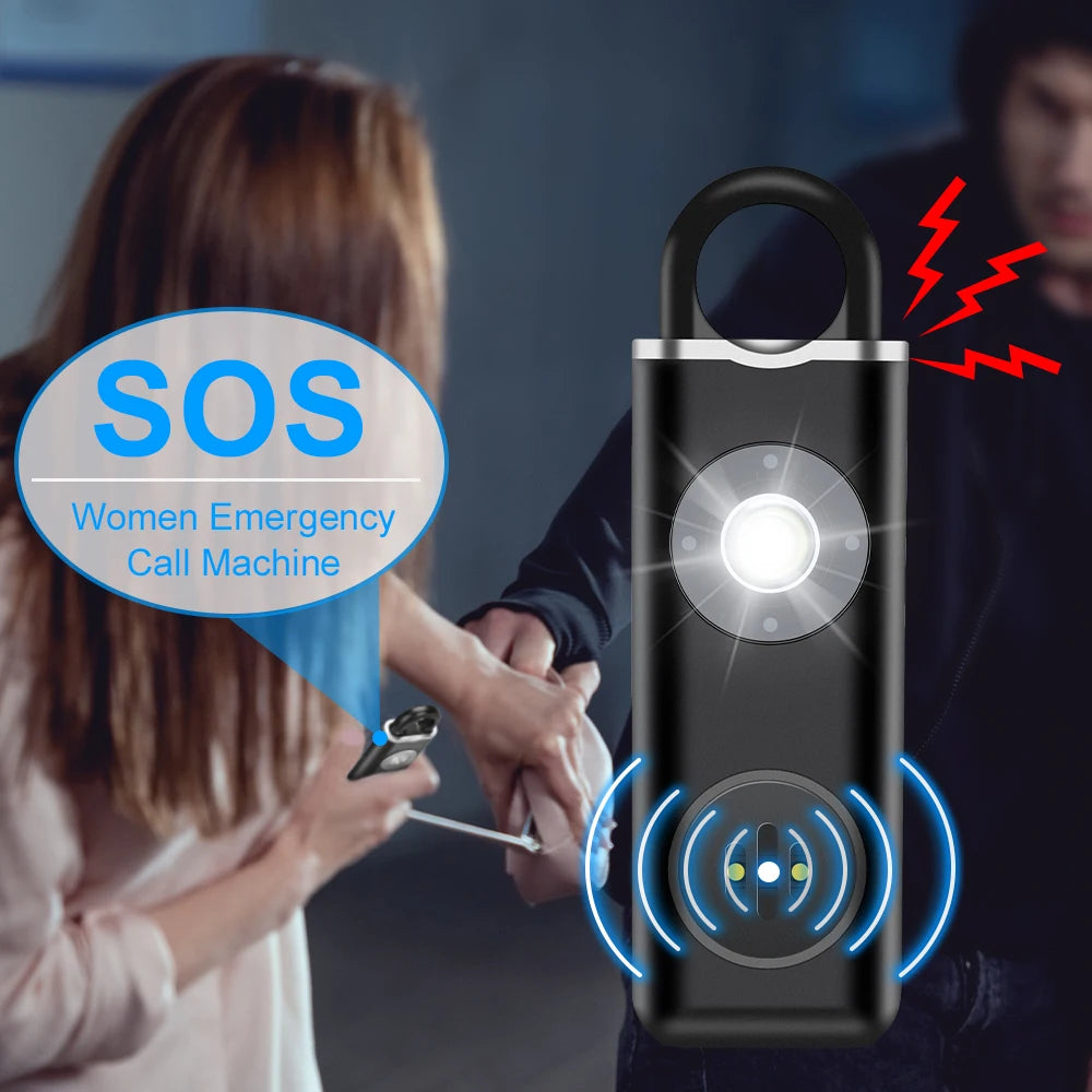 Schutzengel Taschenalarm – 130 dB Notfallalarm mit LED-Licht