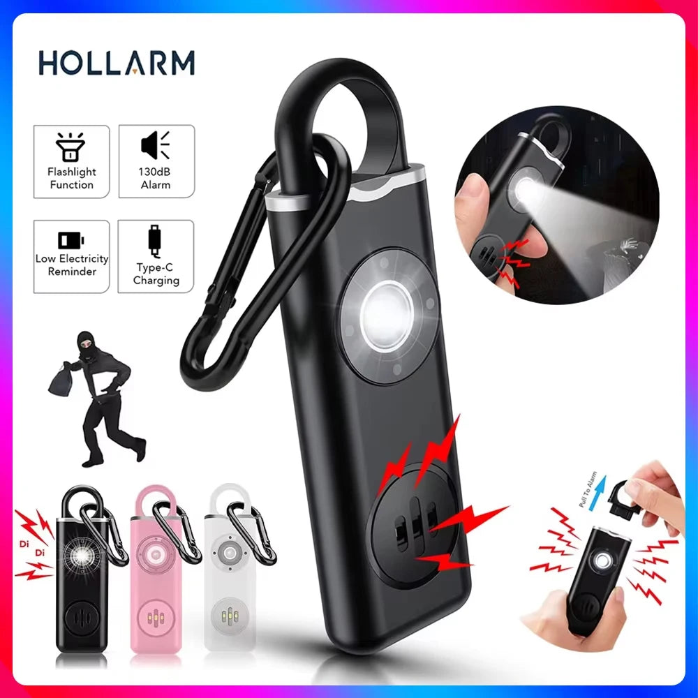 Schutzengel Taschenalarm – 130 dB Notfallalarm mit LED-Licht