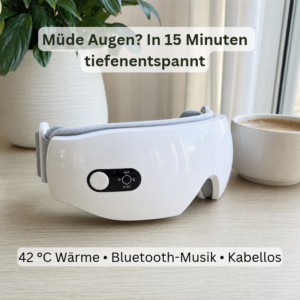 Augenmassagegerät mit Wärme & Vibration
