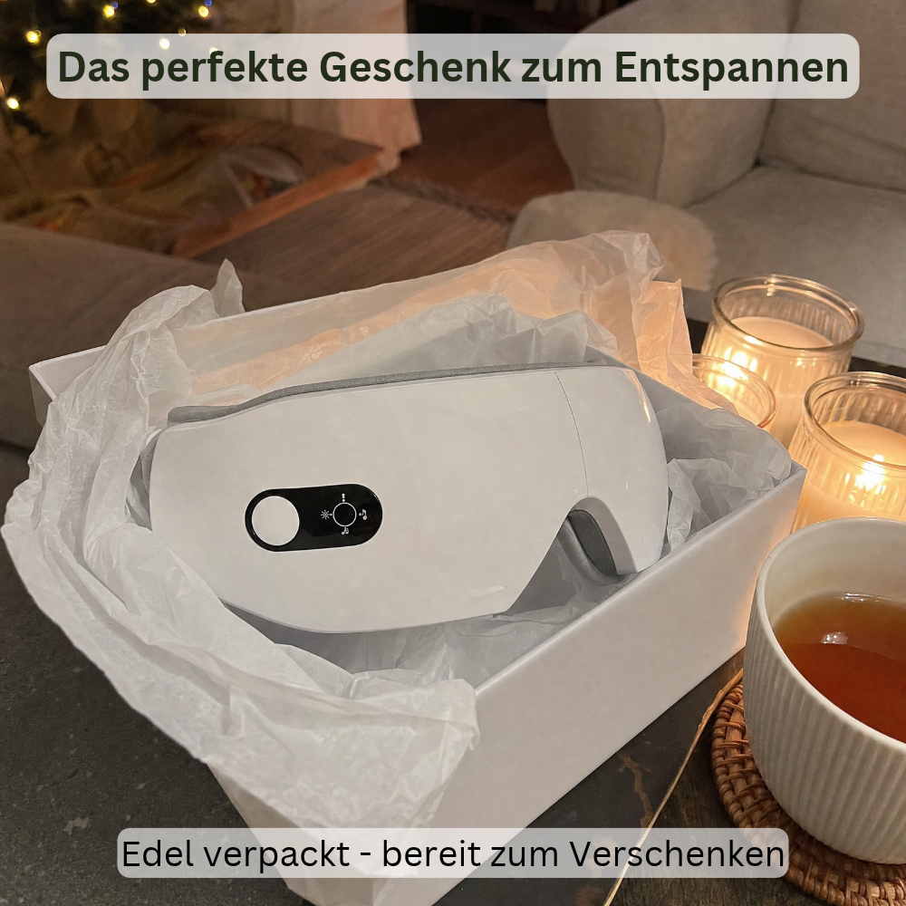 Augenmassagegerät mit Wärme & Vibration