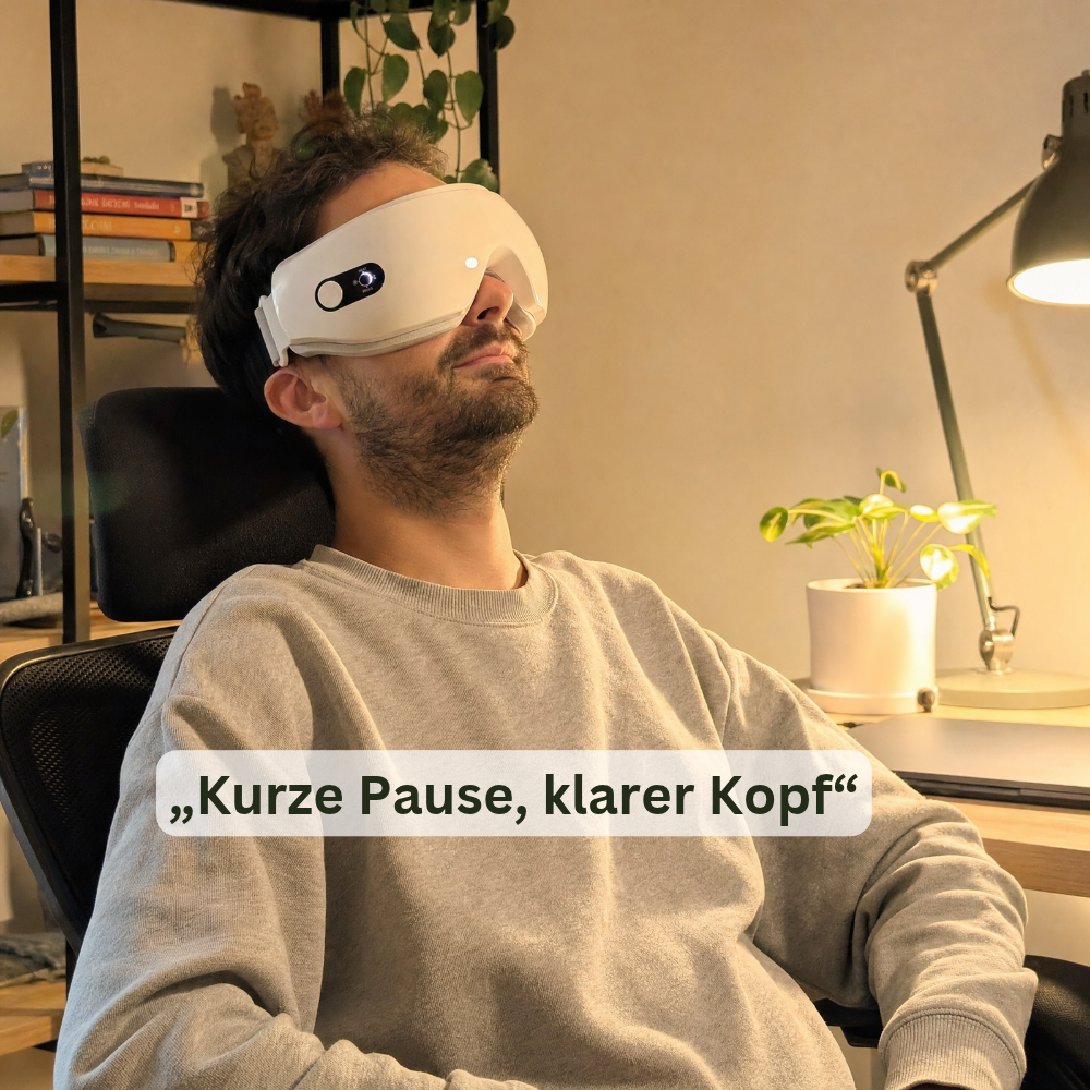 Augenmassagegerät mit Wärme & Vibration