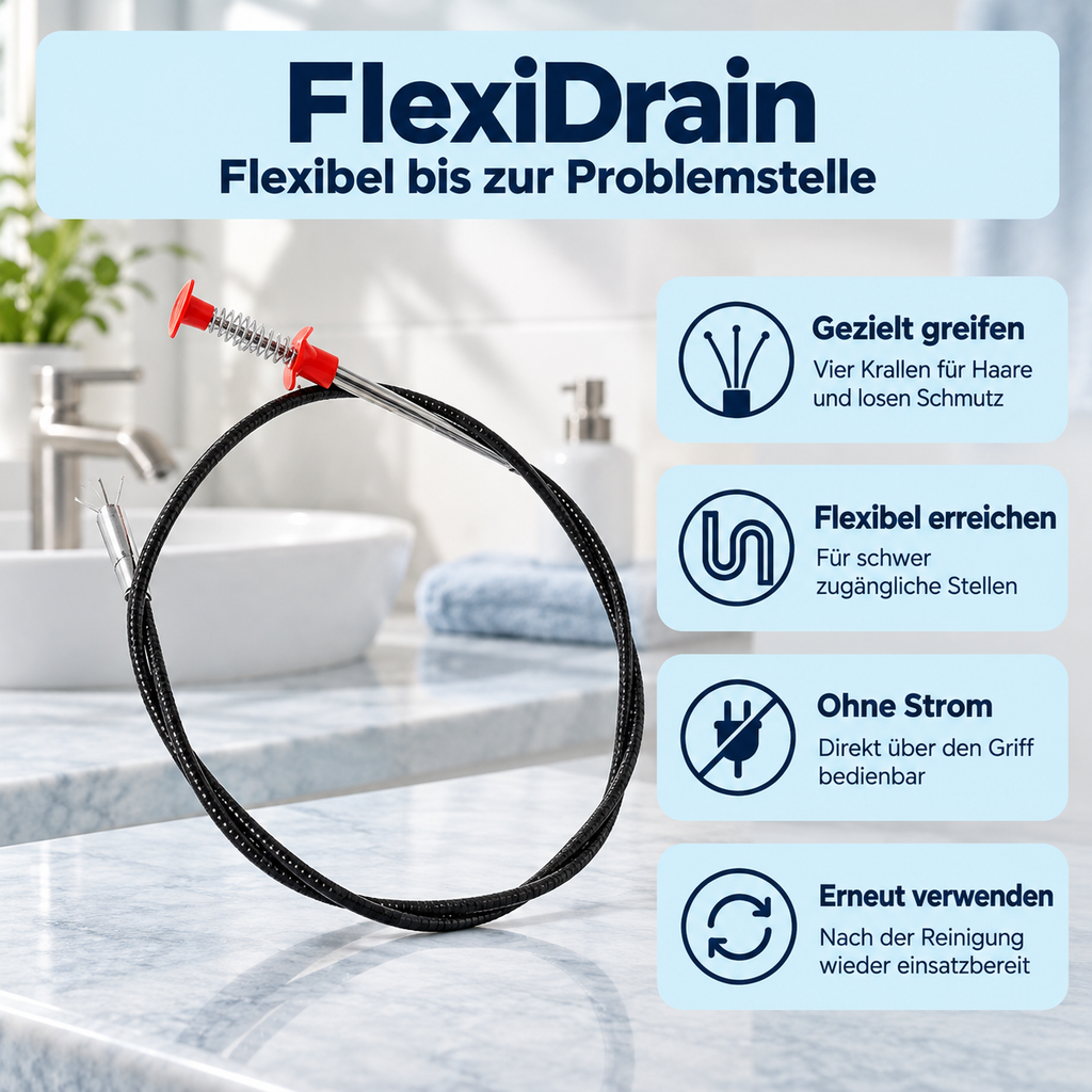 FlexiDrain Abflussreiniger